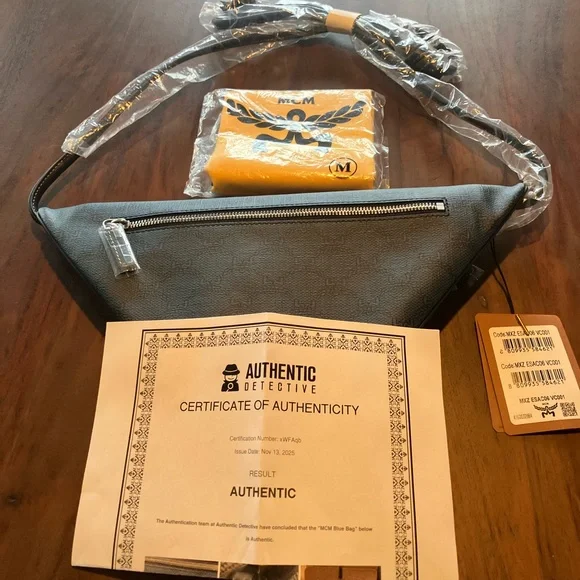 MCM  Blue Crossbody Bag NEW WITH TAGS! - Picture 2 of 10